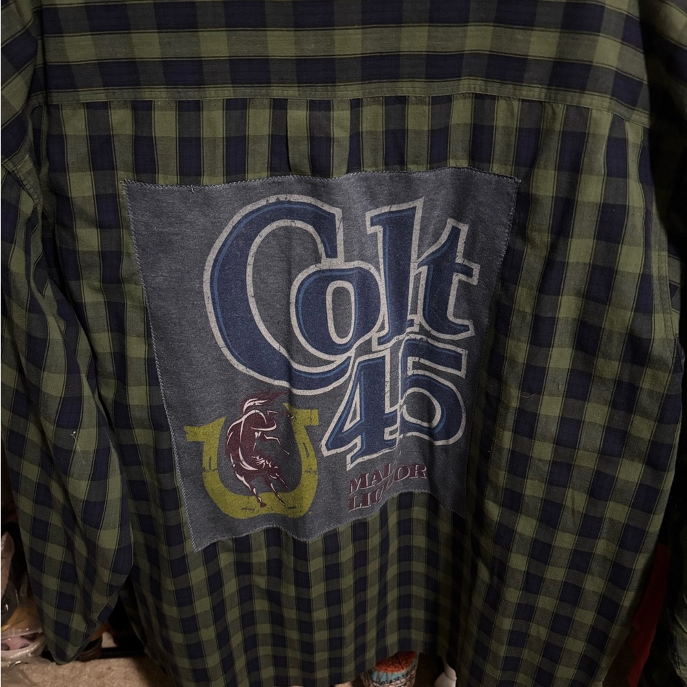 Colt 45 customized flannel